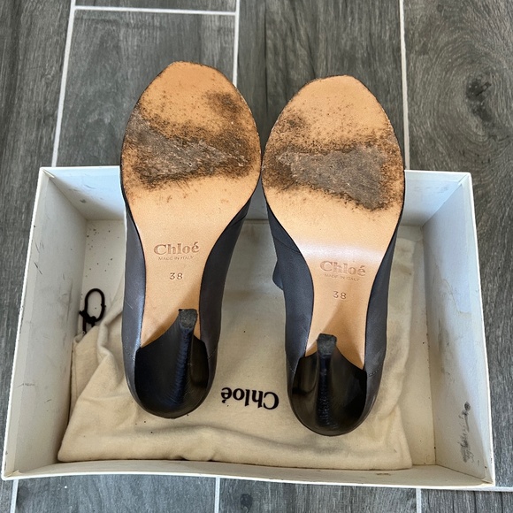 Chloe Leather Booties - Picture 8 of 9